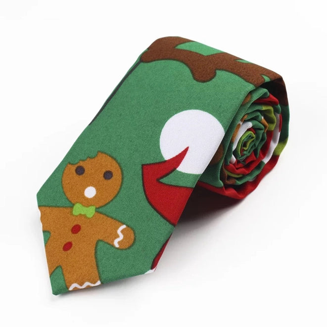 Snazzy Santa Jule Slips - Grøn Peberkage - Slips fra Snazzy Santa hos The Prince Webshop