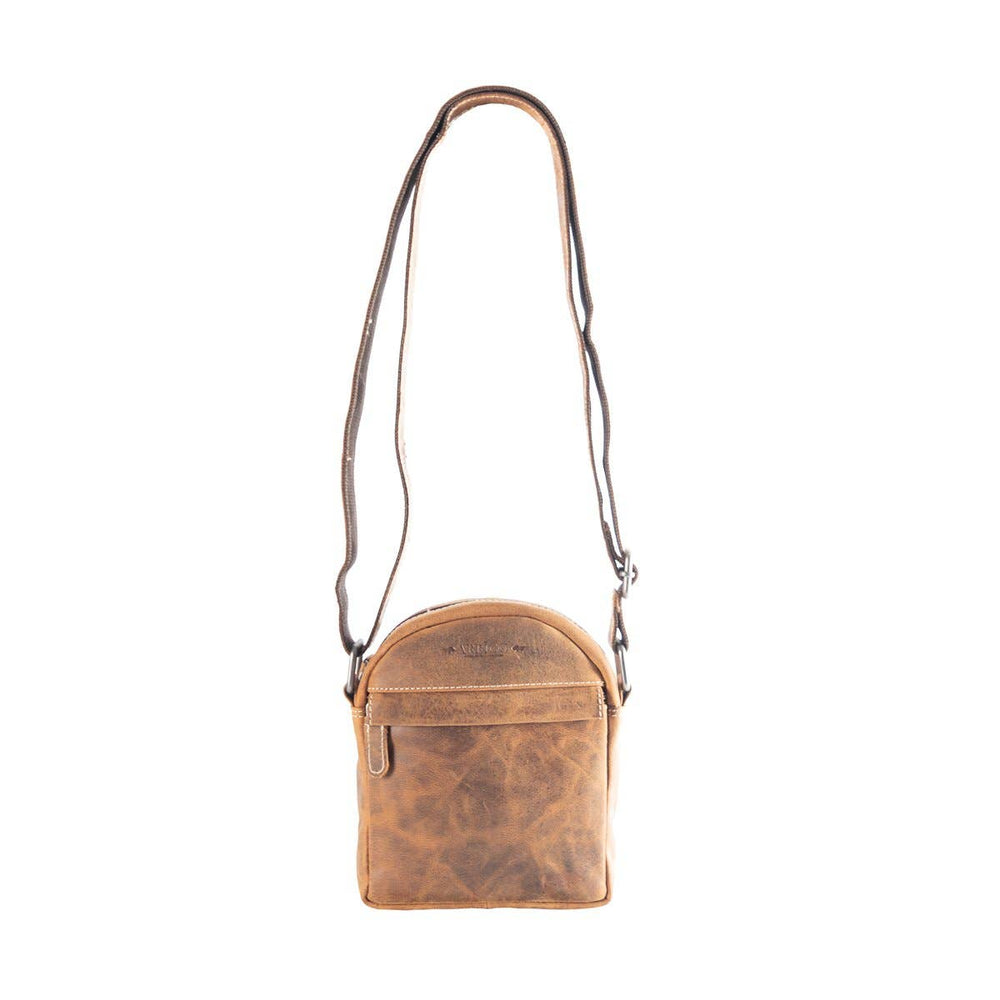 Arrigo Shoulder & Crossbody Bag - Buffalo Leather - Cognac - Taske fra Arrigo hos The Prince Webshop