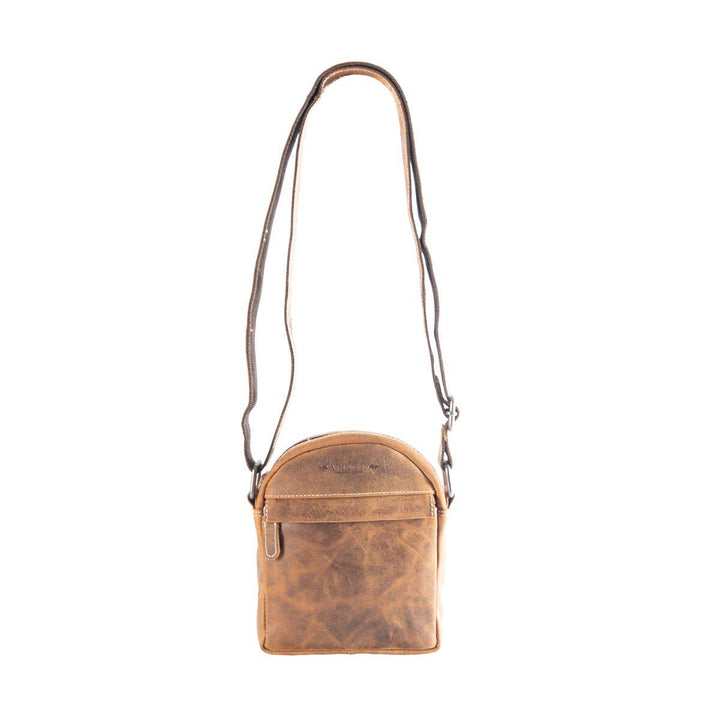 Arrigo Shoulder & Crossbody Bag - Buffalo Leather - Cognac - Taske fra Arrigo hos The Prince Webshop