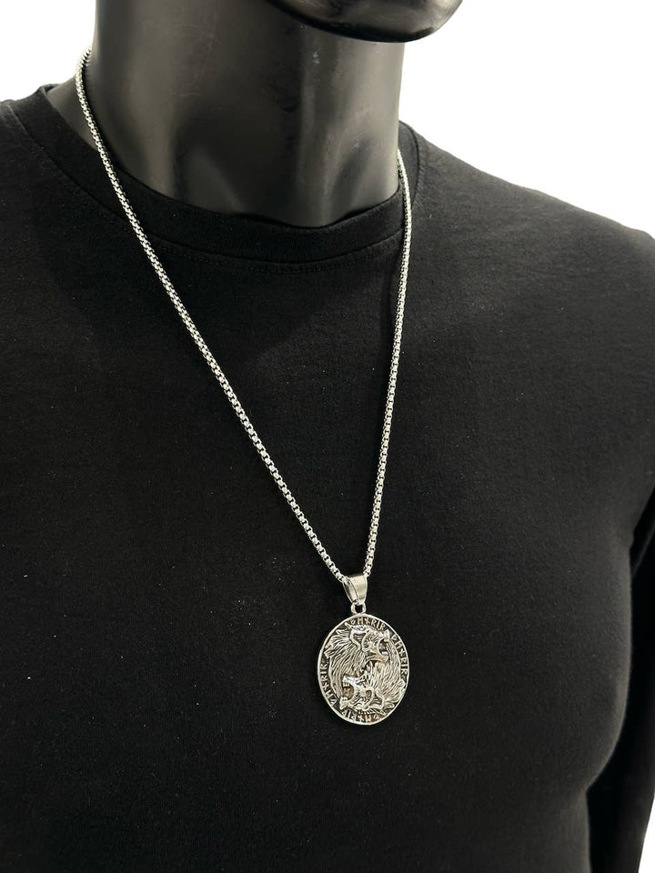 Herrevedhæng i rustfrit stål 224TG07