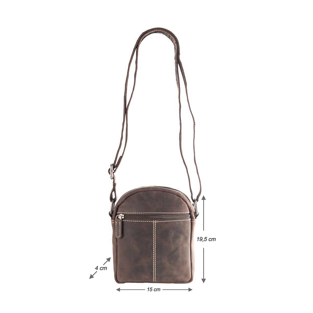 Arrigo Shoulder & Crossbody Bag - Buffalo Leather - Cognac - Taske fra Arrigo hos The Prince Webshop