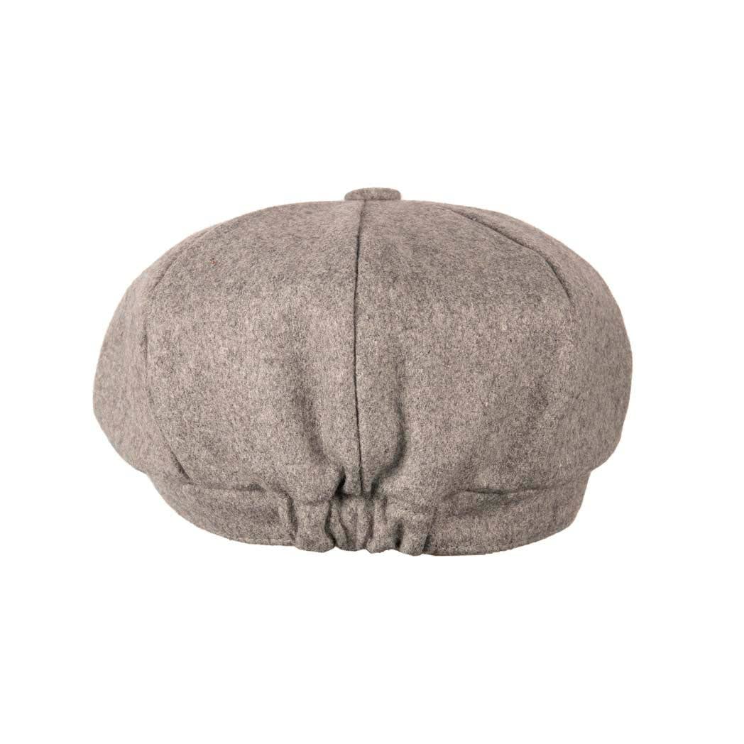 Heritage Tradition Carlyle Felt Newsboy Silver Grey - Flat Cap fra Heritage Traditions hos The Prince Webshop