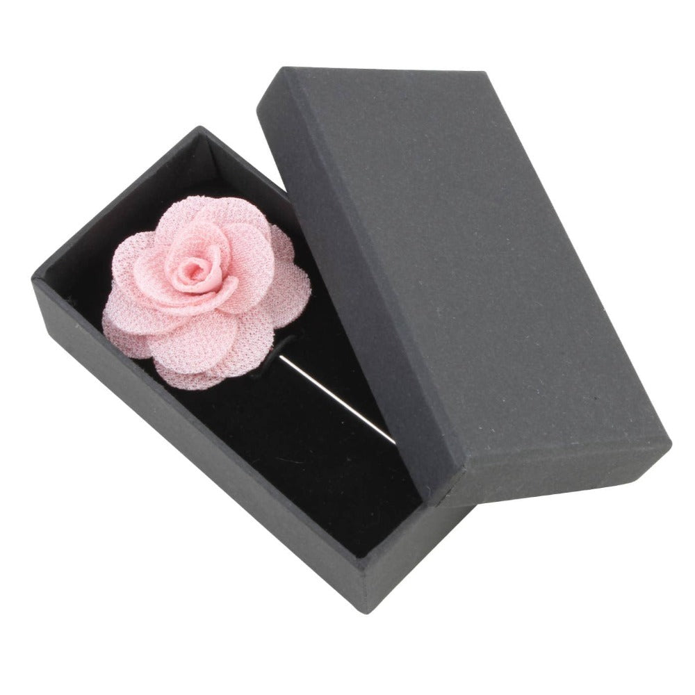 David Aster - Pink Flower Lapel Pin - Reversnål fra David Aster Collection hos The Prince Webshop