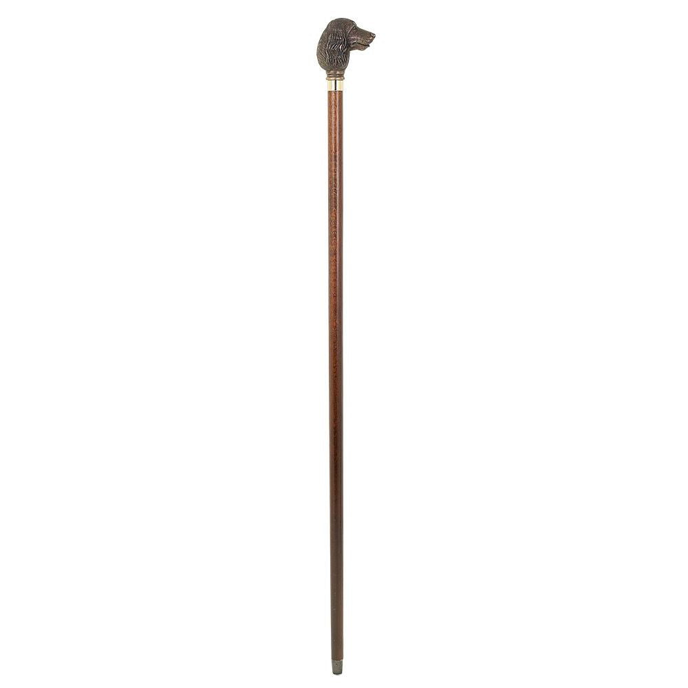Unik Spadserestok i Brun Ahorn med Cocker Spaniel Knop - Spaderestok fra Charles Buyers & Co Ltd hos The Prince Webshop