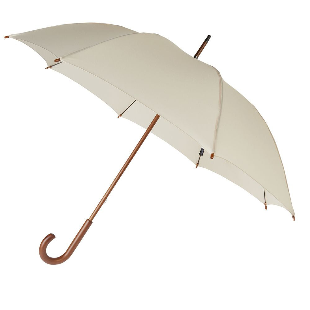 Hampton Beige Crook Umbrella - Beige Paraply - Paraply fra Charles Buyers & Co Ltd hos The Prince Webshop
