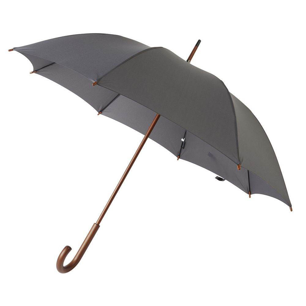 Hampton Grey Crook Umbrella - Grå Paraply - Paraply fra Charles Buyers & Co Ltd hos The Prince Webshop