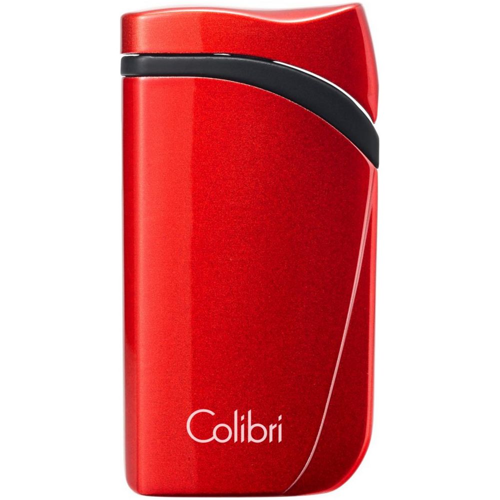 COLIBRI lighter Falcon - red metallic angled jet flame - Lighter fra Colibri hos The Prince Webshop