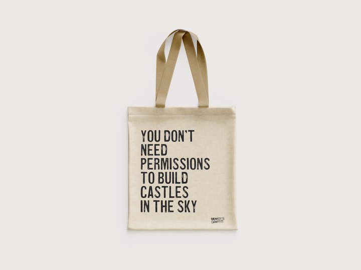 Banksy's Graffiti Mini Tote Bag - You Don't Need... - Tasker fra URBAN.ITY hos The Prince Webshop