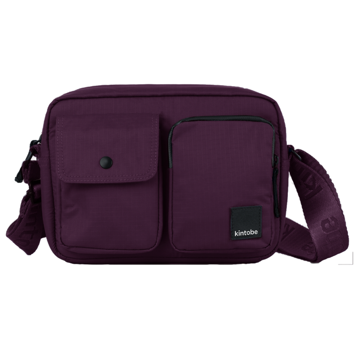 KINTOBE MILES cross body - Deep Aubergine - Taske fra kintobe hos The Prince Webshop