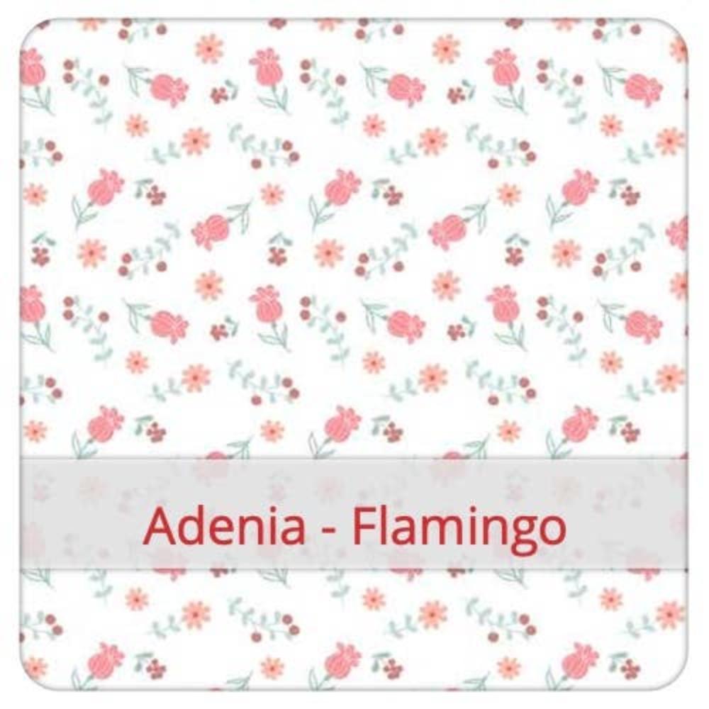 FLAX & STITCH - 3 store lommetørklæder -  Adenia Flamingo - Lommetørklæde fra FLAX & STITCH hos The Prince Webshop