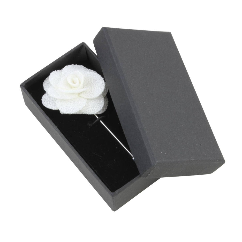 David Aster - Ivory Flower Lapel Pin - Reversnål fra David Aster Collection hos The Prince Webshop