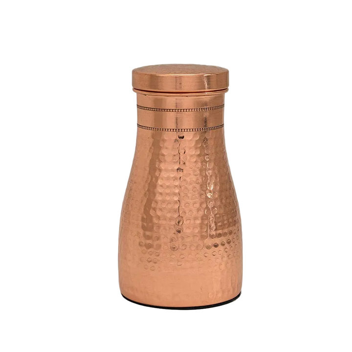 Ren kobberkaraffel hamret ± 950 ml kande