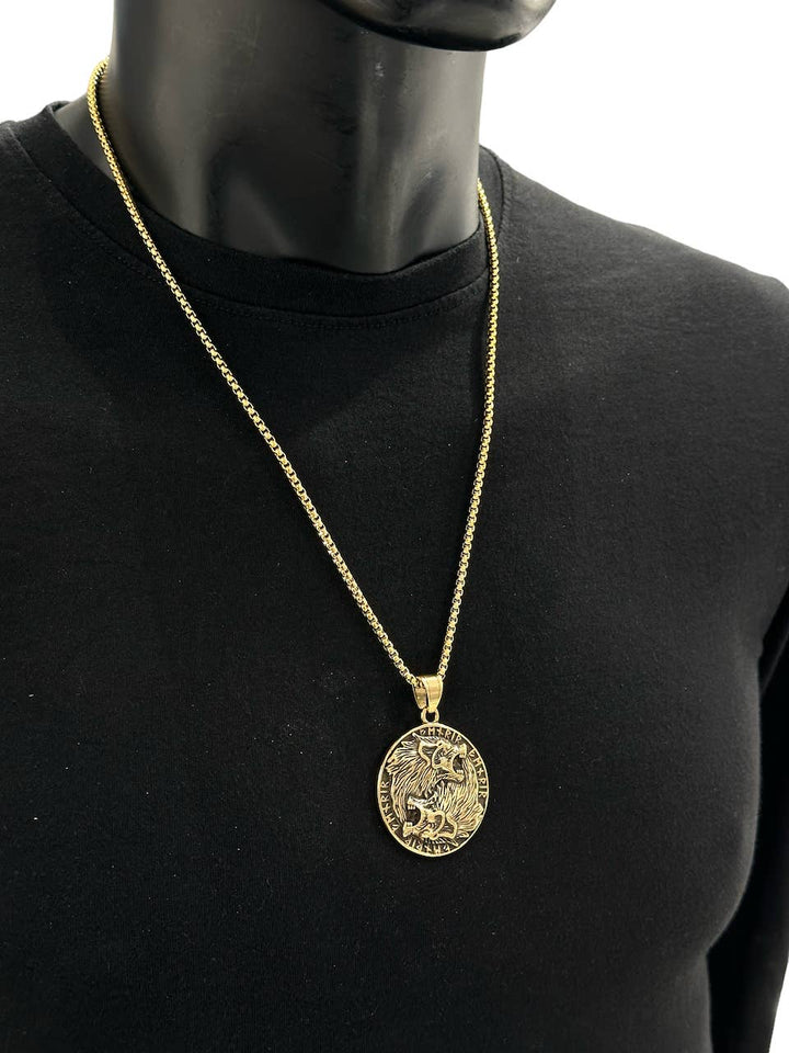 Herrevedhæng i rustfrit stål 224TG07