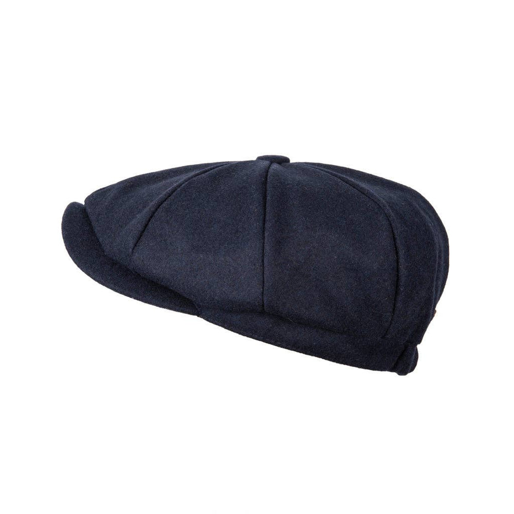 Heritage Tradition Carlyle Felt Newsboy Navy -  fra Heritage Traditions hos The Prince Webshop