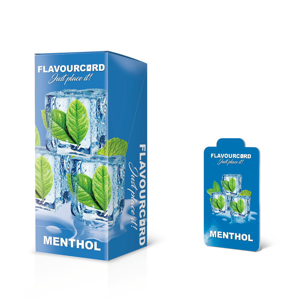 25 stk FlavourCard Menthol Aroma Kort - Aroma Kort fra FLAVOUR BALLS hos The Prince Webshop