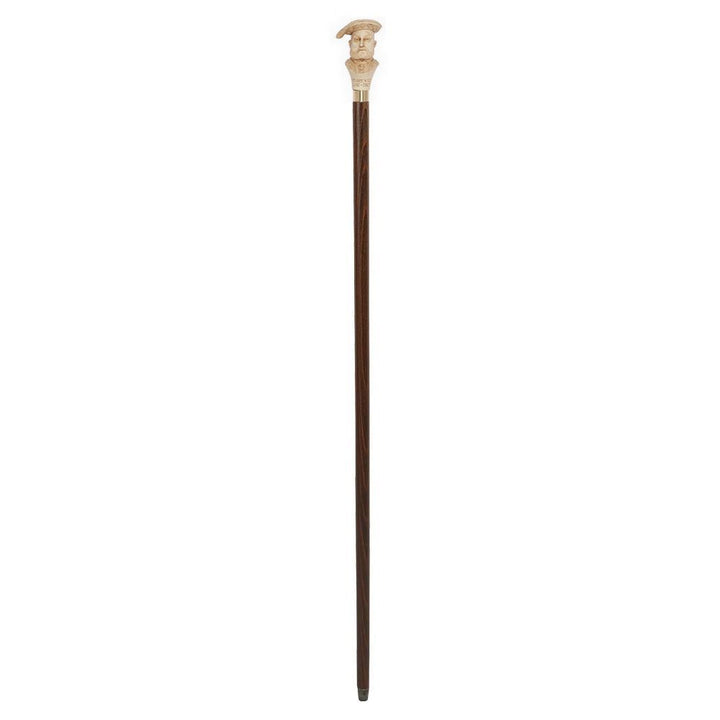 Unik Spadserestok i Brun Ahorn med Henry VIII Knop - Spaderestok fra Charles Buyers & Co Ltd hos The Prince Webshop