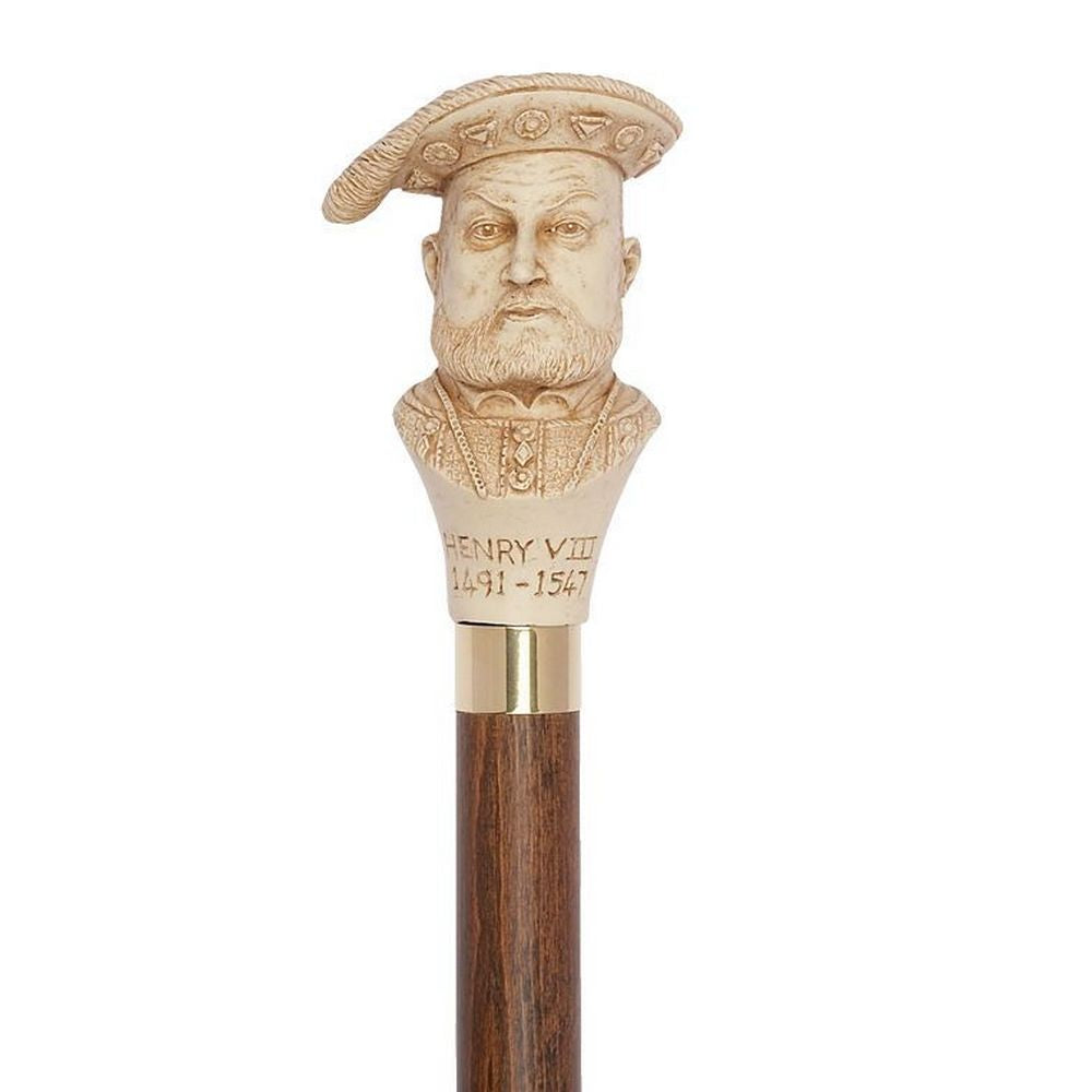 Unik Spadserestok i Brun Ahorn med Henry VIII Knop - Spaderestok fra Charles Buyers & Co Ltd hos The Prince Webshop