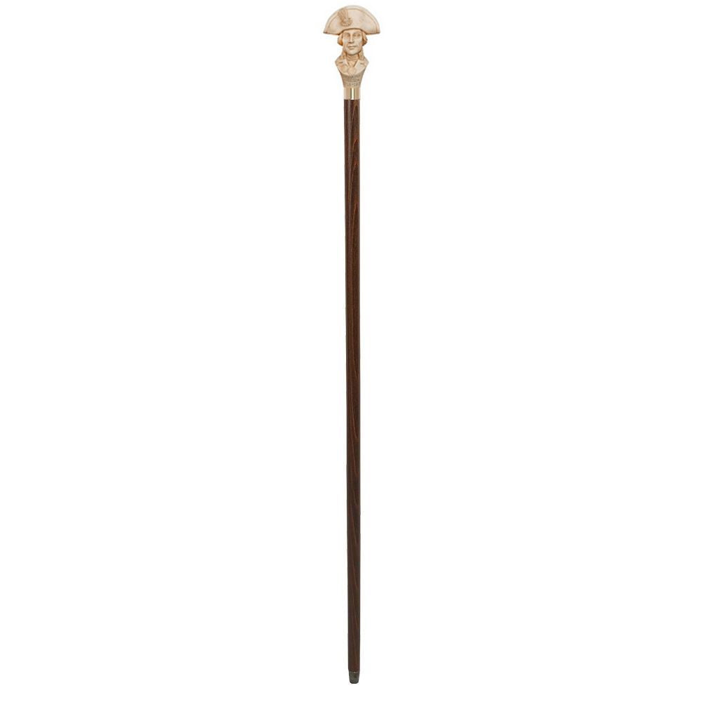Unik Spadserestok i Brun Ahorn med Horatio Nelson Knop - Spaderestok fra Charles Buyers & Co Ltd hos The Prince Webshop