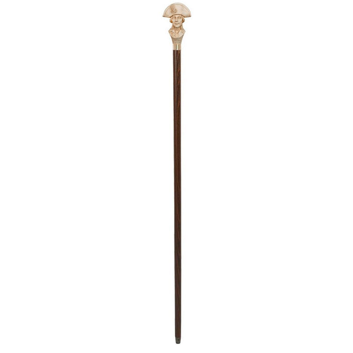 Unik Spadserestok i Brun Ahorn med Horatio Nelson Knop - Spaderestok fra Charles Buyers & Co Ltd hos The Prince Webshop