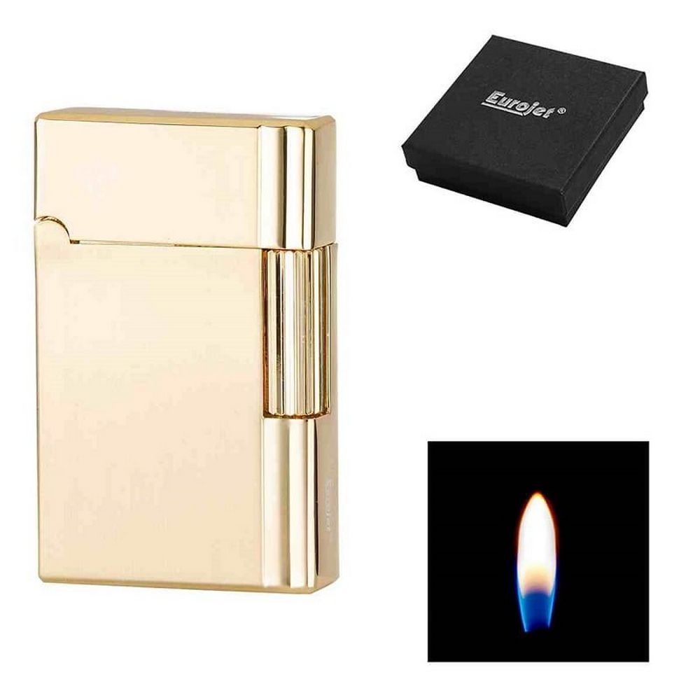 Eurojet Gender Classic Lighter - Gaslighter med Sten - Guld - Lighter fra Eurojet hos The Prince Webshop