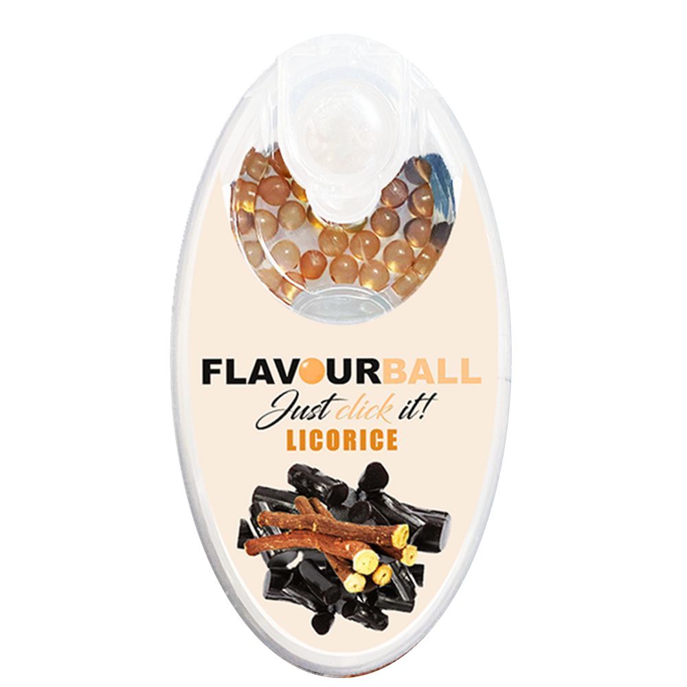 100 stk Lakrids Flavour Balls i Pod - Aroma Kugler fra FLAVOUR BALLS hos The Prince Webshop
