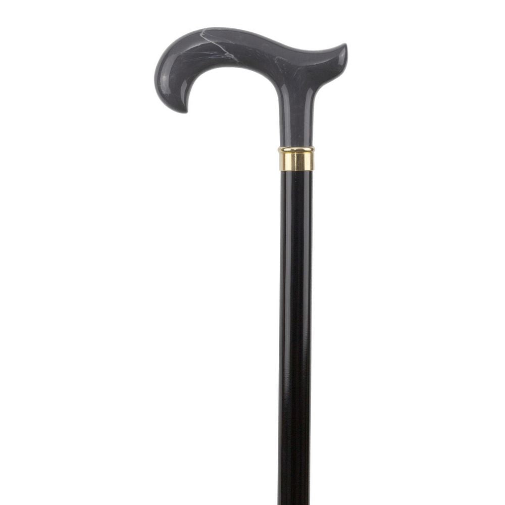 Spadserestok - DERBY GREY HORN STYLE - Spaderestok fra Ottavio Recalcati di Renato hos The Prince Webshop