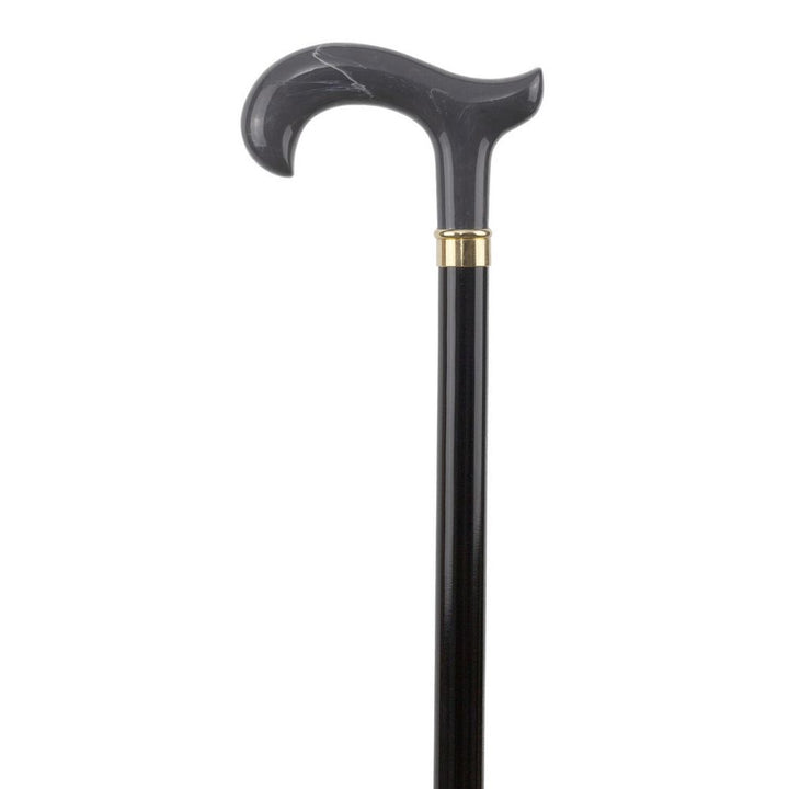 Spadserestok - DERBY GREY HORN STYLE - Spaderestok fra Ottavio Recalcati di Renato hos The Prince Webshop