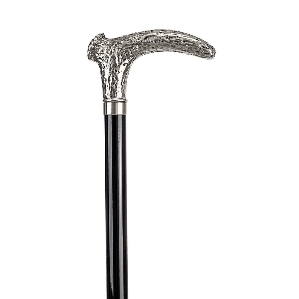 Spadserestok - DEER CRUTCH CHROME - Spaderestok fra Ottavio Recalcati di Renato hos The Prince Webshop
