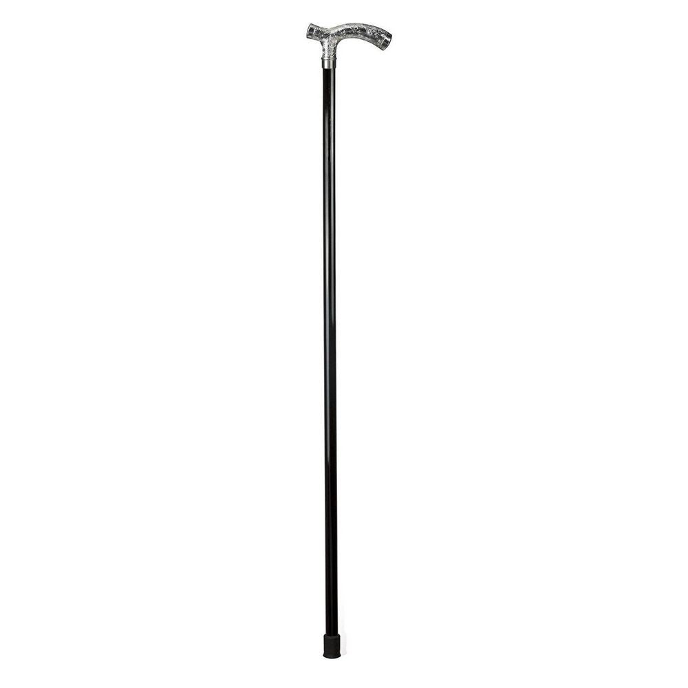 Spadserestok - FLORAL CRUTCH CHROME - Spaderestok fra Ottavio Recalcati di Renato hos The Prince Webshop
