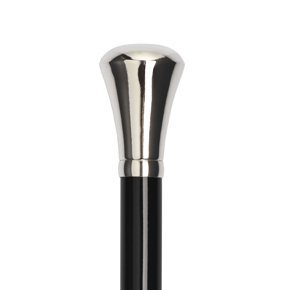 Spadserestok - SMOOTH MILORD KNOB NICKEL - Spaderestok fra Ottavio Recalcati di Renato hos The Prince Webshop