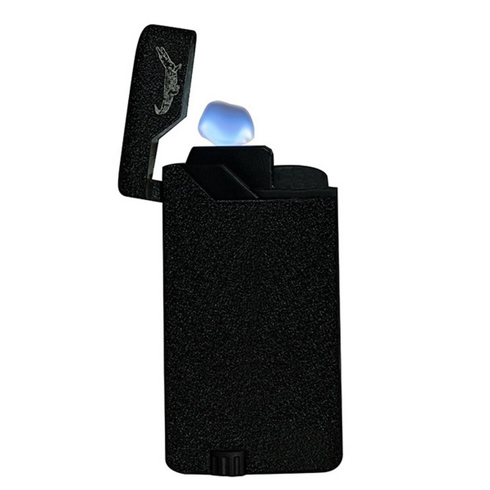Formula Crocodile Flat Flame Jet Lighter - Sort Sten - Lighter fra Formula hos The Prince Webshop