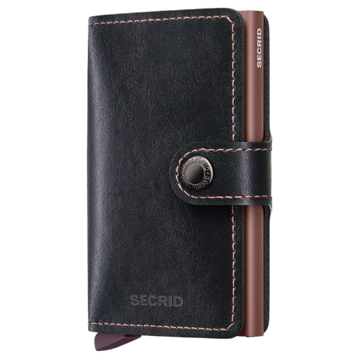 SECRID Miniwallet MIRUM Plant-Based Black Rose