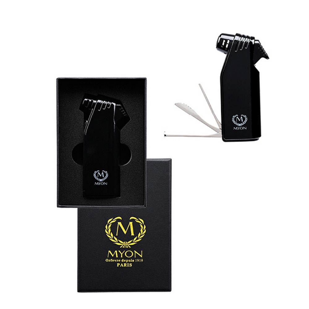 Myon Noir Pibe Lighter med Værktøj - Lighter fra Myon hos The Prince Webshop