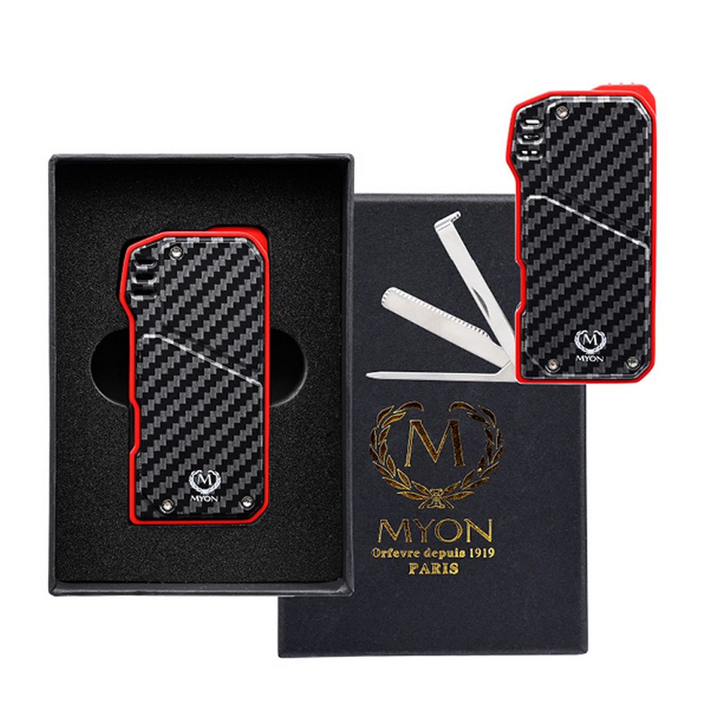 Myon Racing Red Pibe Lighter med Værktøj - Lighter fra Myon hos The Prince Webshop