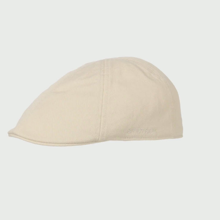 Stetson Texas Flat Cap Cotton - Navy Blue Duck Cap