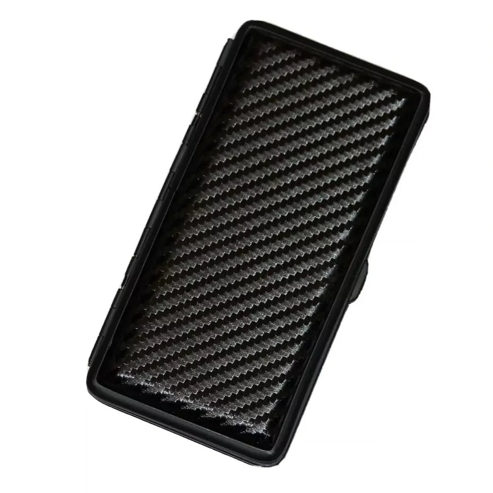 Angelo Cigaret Etui til 120 mm SLIM cigaretter - Sort Carbon - Cigaret Etui fra Angelo hos The Prince Webshop