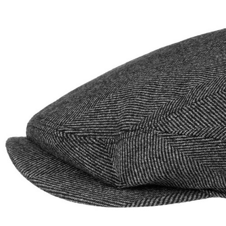 STETSON DRIVER CAP SUSTAINABLE CASHMERE HERRINGBONE