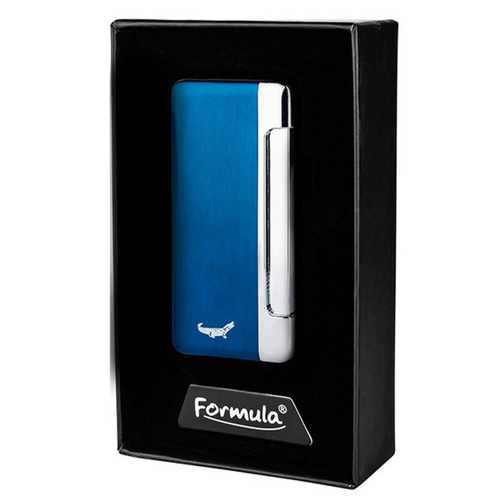 Formula Crocodile Power Single Jet Lighter - Blå - Lighter fra Formula hos The Prince Webshop