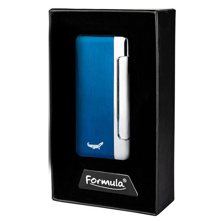 Formula Crocodile Power Single Jet Lighter - Blå - Lighter fra Formula hos The Prince Webshop