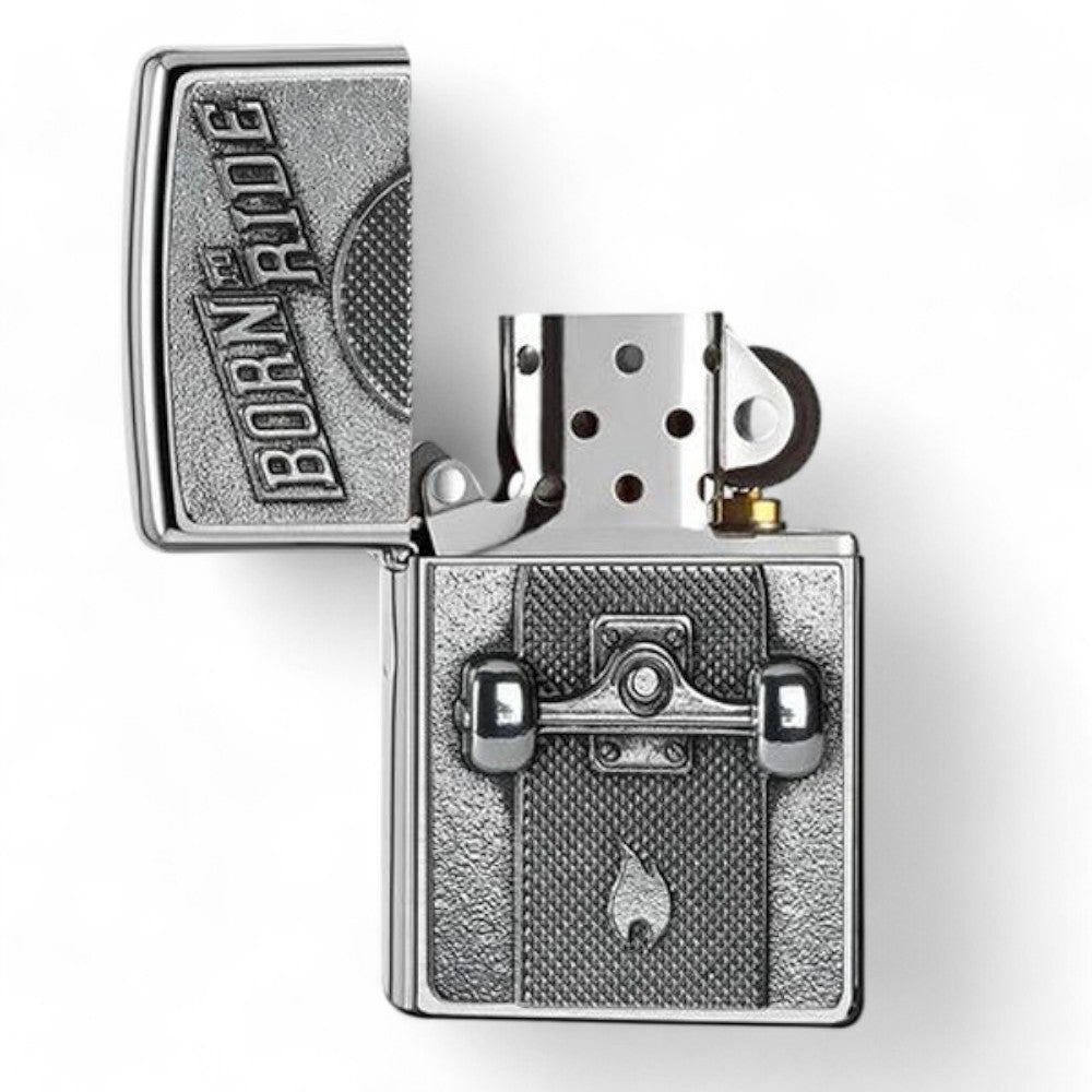 Original Zippo Lighter - Skateboard Design - Zippo Lighter fra Zippo hos The Prince Webshop