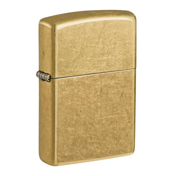 Zippo Lighter Street Brass - Zippo Lighter fra Zippo hos The Prince Webshop