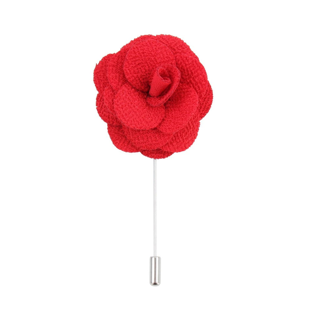 David Aster - Red Flower Lapel Pin - Reversnål fra David Aster Collection hos The Prince Webshop