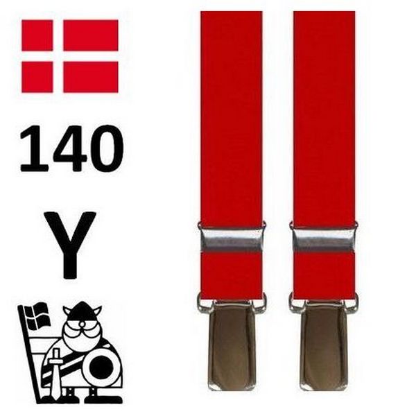 Røde Smalle Hipster Seler - Seler fra SCANBELT Shooster hos The Prince Webshop