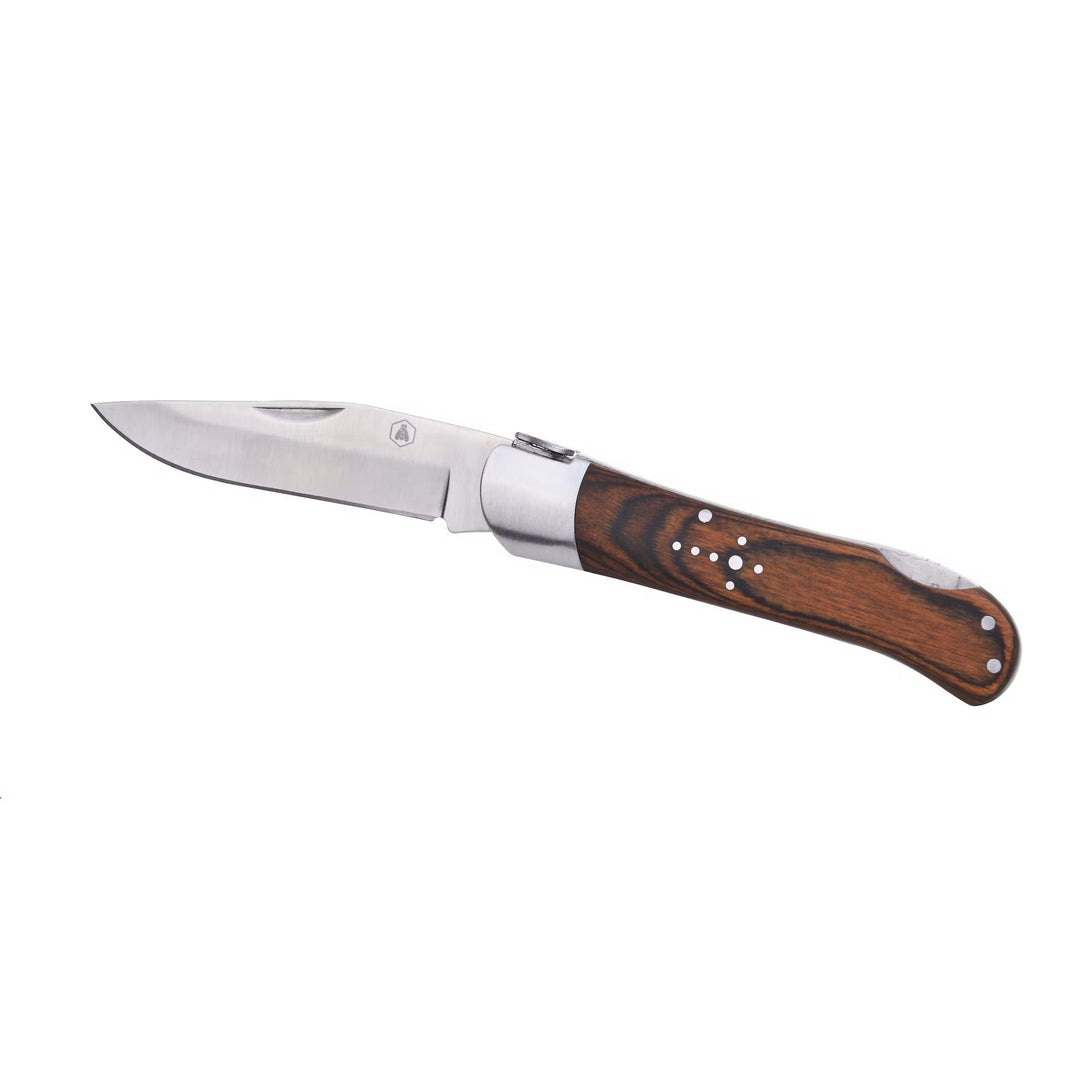 Laguiole Foldejagtkniv med Skede - Lommekniv fra Laguiole hos The Prince Webshop