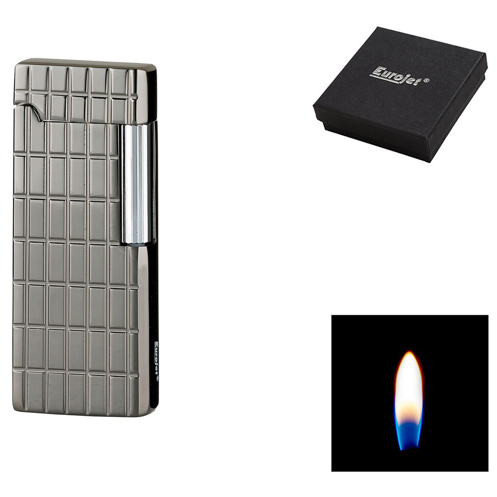 Eurojet Style Classic Gaslighter med Sten - Antracit - Lighter fra Eurojet hos The Prince Webshop