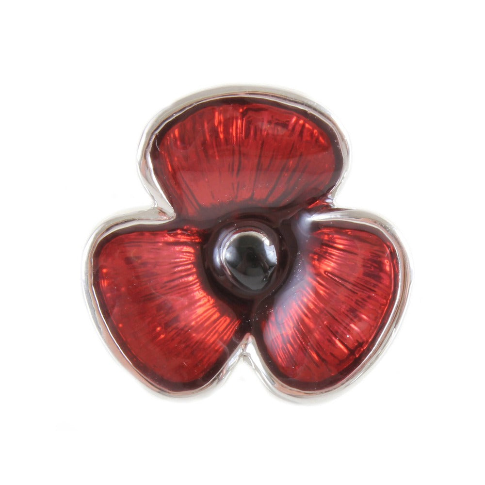 David Aster - Poppy Lapel Pin Badge - Reversnål fra David Aster Collection hos The Prince Webshop