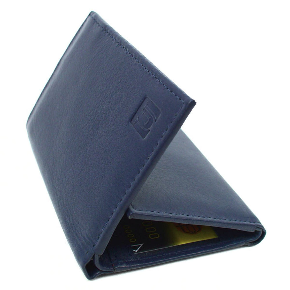 Trefløjet RFID Tegnebog - Navy - Tegnebog fra Umo Lorenzo hos The Prince Webshop