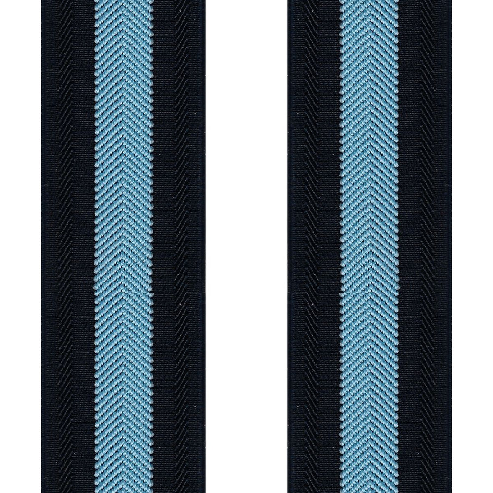 Brede Navy Seler med Lyseblå Power Stribe - Seler fra SCANBELT Shooster hos The Prince Webshop