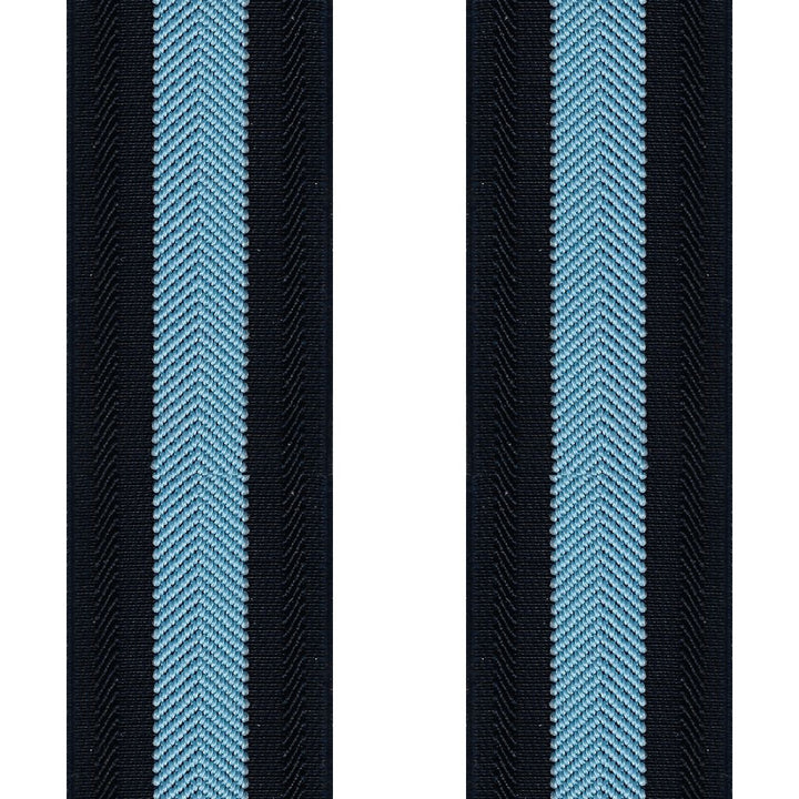 Brede Navy Seler med Lyseblå Power Stribe - Seler fra SCANBELT Shooster hos The Prince Webshop