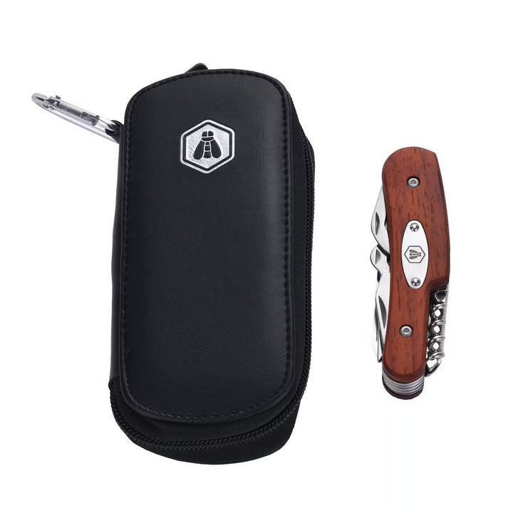 Laguiole Multi Funktions Kniv i Etui - Multifunktions Kniv fra Laguiole hos The Prince Webshop